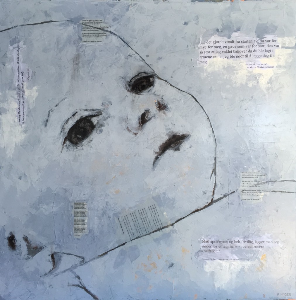 Elisabeth Mysen, Mille, Acrylic/Mixed media, 35.5 x 35.5 in. (90 x 90 cm), ©2008